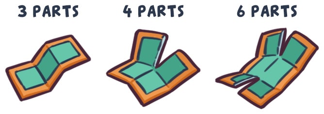 game board folding types
