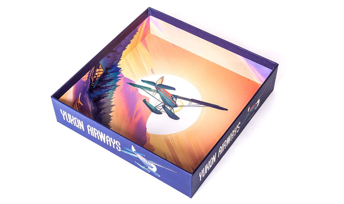 Yukon Airways - Telescoping box with inside printing