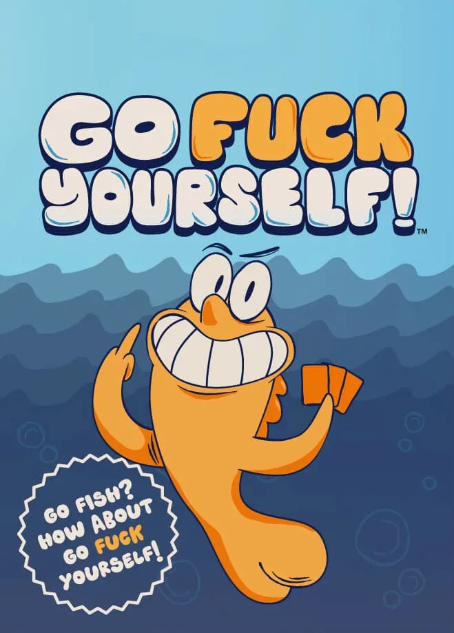 Go F**k Yourself the board game was published by Spite House Studios and the board game manufacturer was Boda Games Manufacturing.