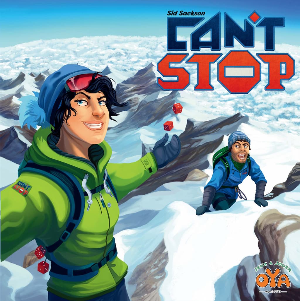 Can't Stop manufacturing by Boda Games Manufacturing.