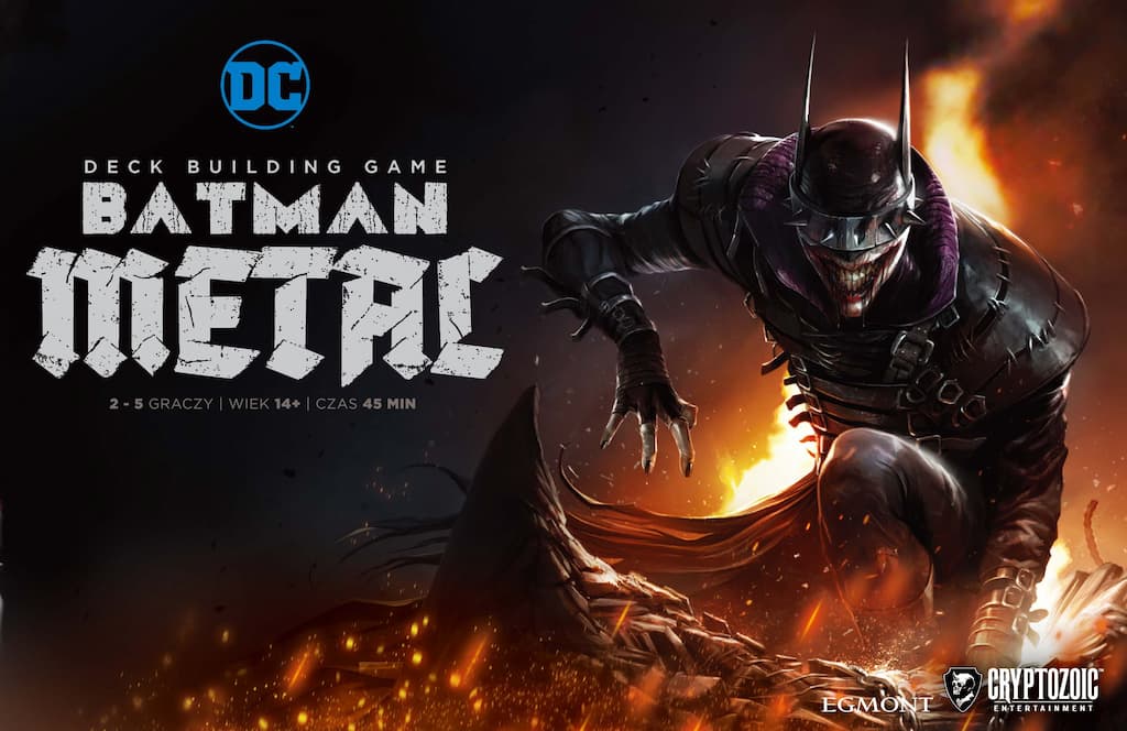 DC Deck-Building Game: Dark Nights – Metal manufacturing by Boda Games Manufacturing.