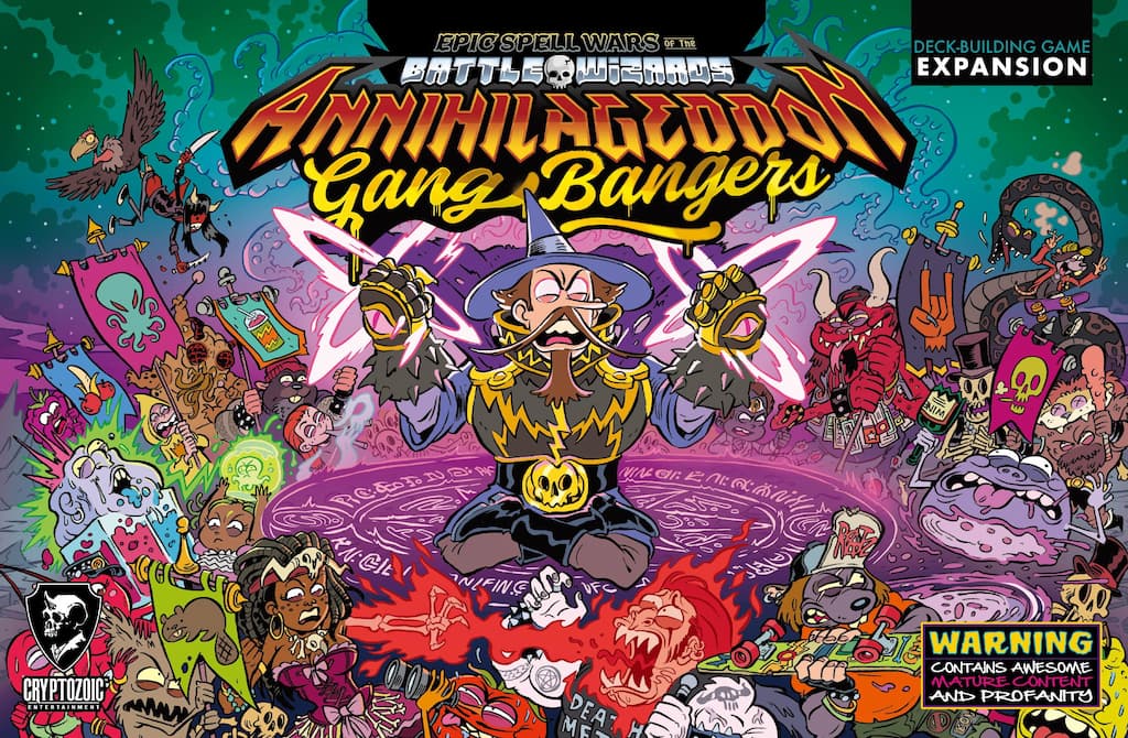 Epic Spell Wars of the Battle Wizards: Annihilageddon – Gang Bangers Expansion manufacturing by Boda Games Manufacturing.