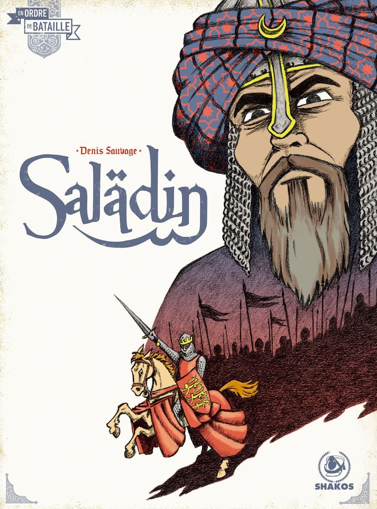 Saladin is a historical game that was published by Shakos in 2021 and the board game manufacturer was Boda Games Manufacturing.