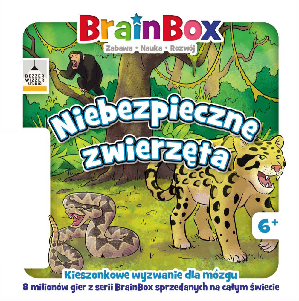 BrainBox Pocket Space the board game was published by Bezzerwizzer Studio and the board game manufacturer was Boda Games Manufacturing