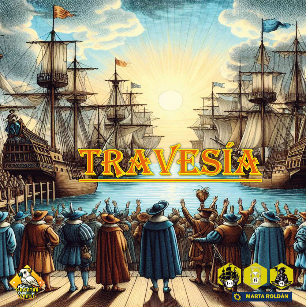 Travesia the board game was published by Cacatua games and the board game manufacturer was Boda Games Manufacturing