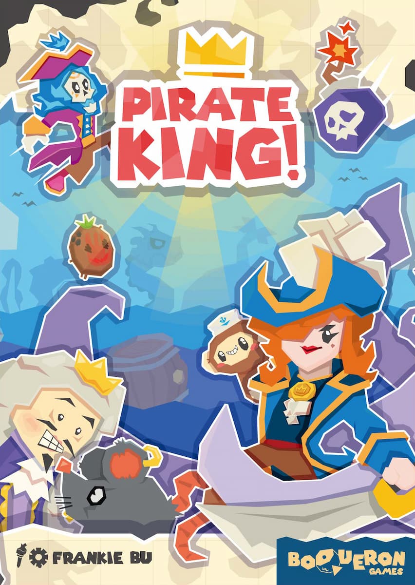 Pirate King! the board game was published by Boqueron Games and the board game manufacturer was Boda Games Manufacturing.