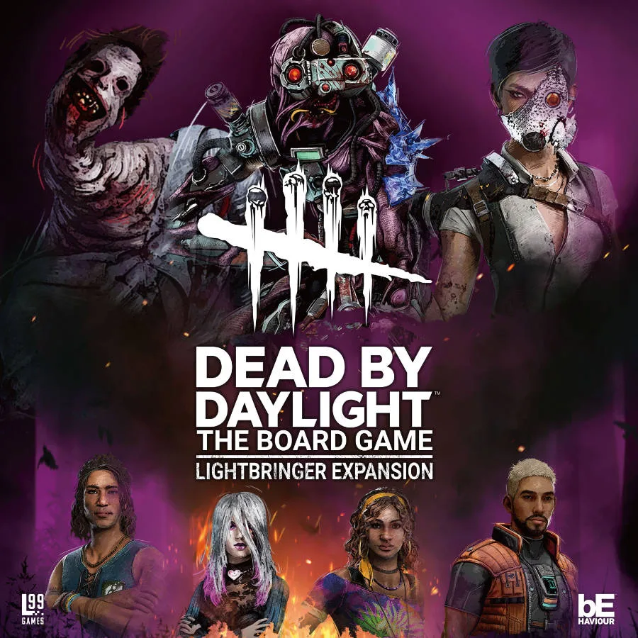 Dead by Daylight: Lightbringer Expansion was published by Level 99 Games and the board game manufacturer was Boda Games Manufacturing.
