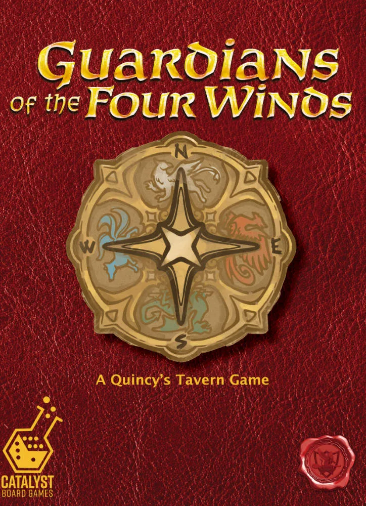 Guardians of the Four Winds the board game was published by Catalyst Game Labs and the board game manufacturer was Boda Games Manufacturing.