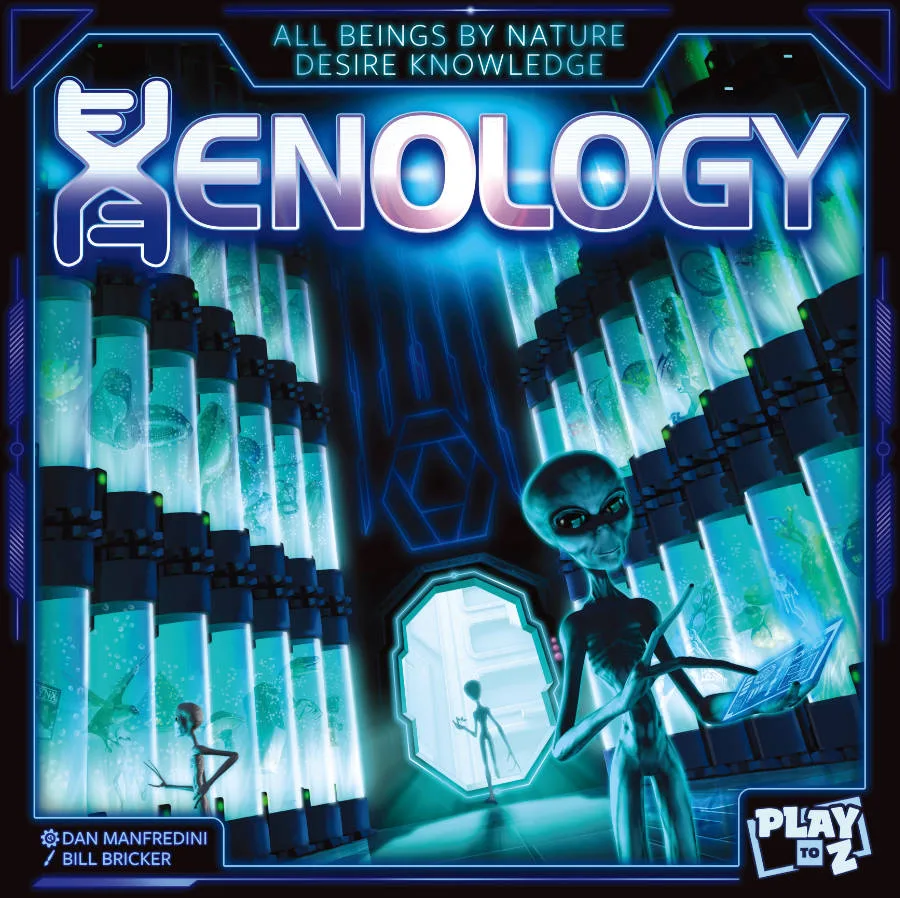 Xenology the board game was published by Play to Z and the board game manufacturer was Boda Games Manufacturing.