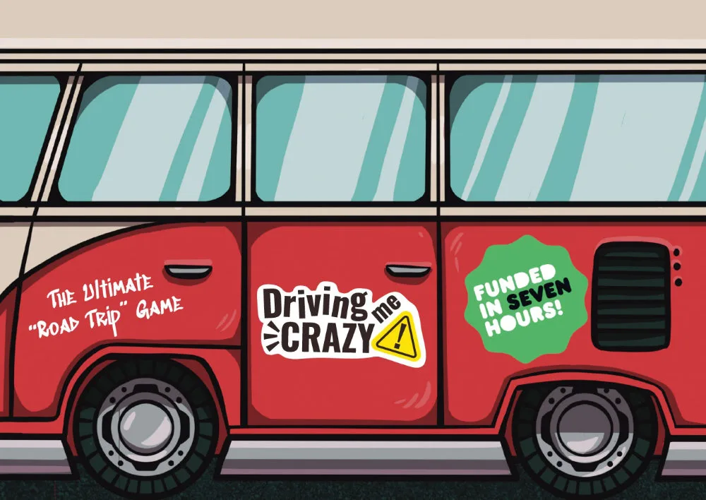 Driving Me Crazy! the board game was published by Simplexity Games and the board game manufacturer was Boda Games Manufacturing.