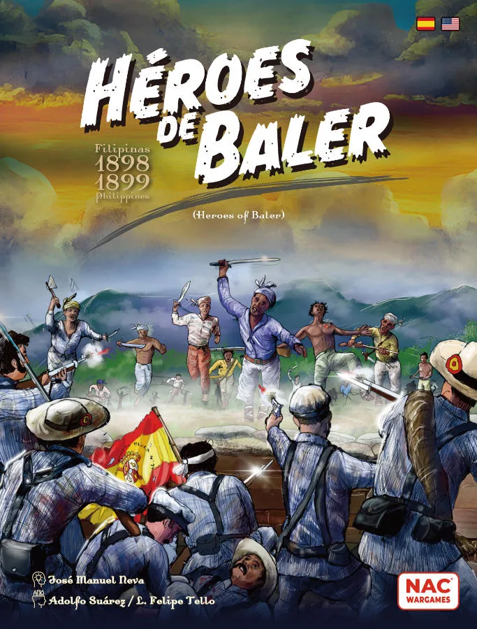 Heroes of Baler the board game was published by NAC Wargames and the board game manufacturer was Boda Games Manufacturing.