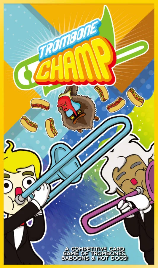 Trombone Champ the board game was published by Jason Anarchy Games and the board game manufacturer was Boda Games Manufacturing.