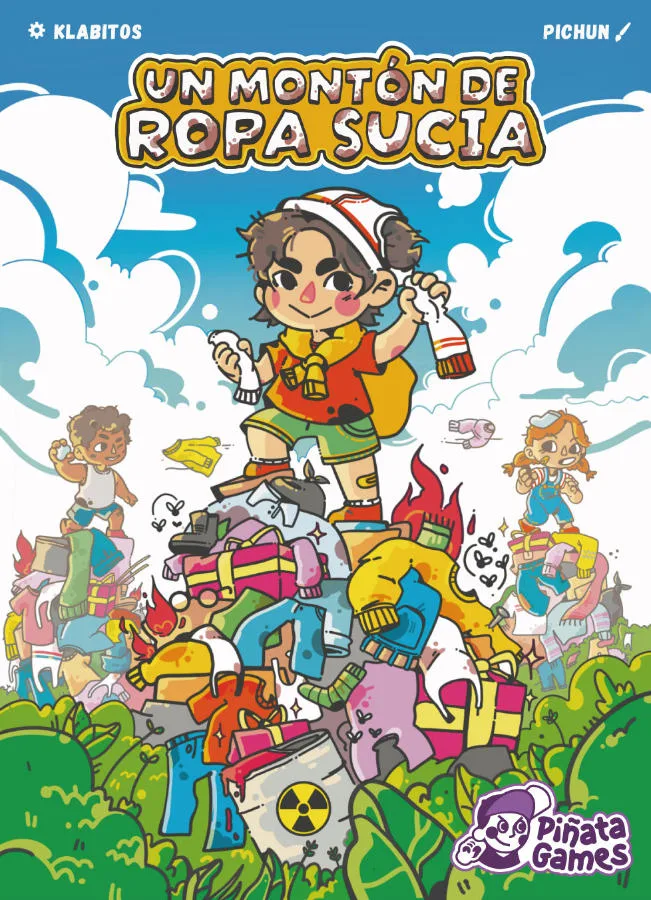 Un montón de ropa sucia the board game was published by Piñata Games and the board game manufacturer was Boda Games Manufacturing.