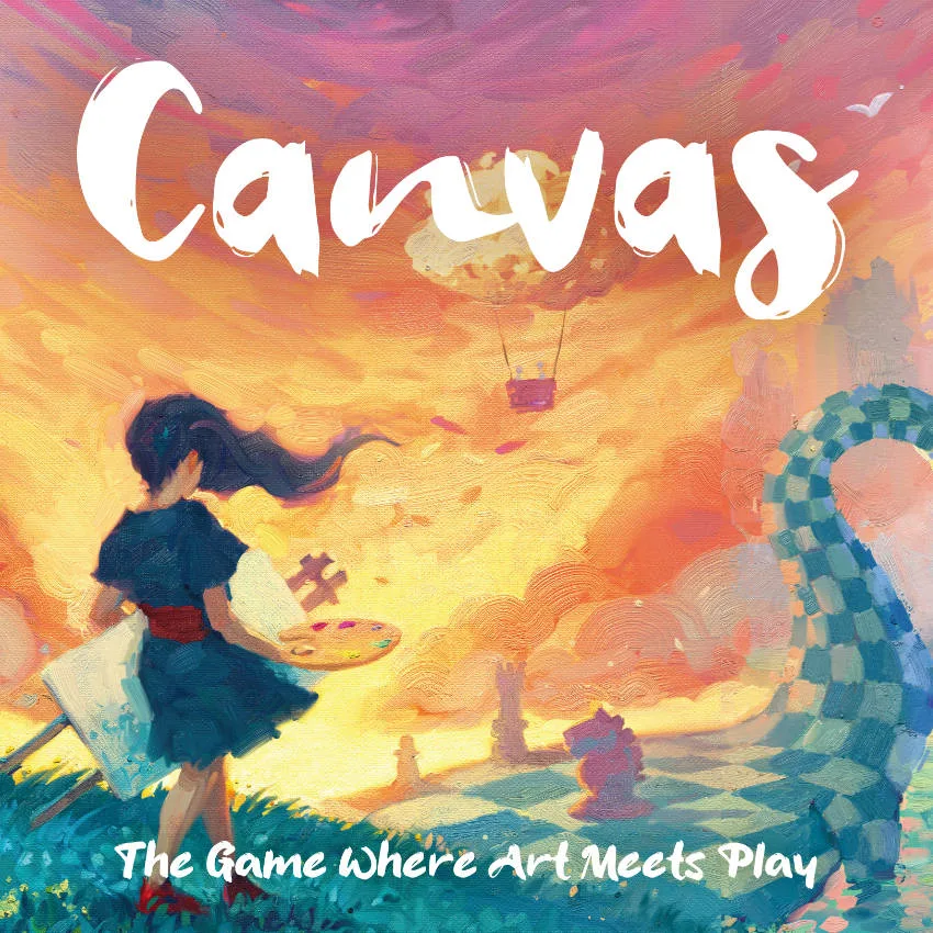 Canvas the board game was published by Tycoon Games and the board game manufacturer was Boda Games Manufacturing.