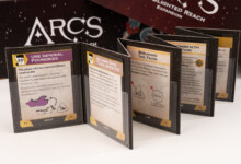 Arcs punchboard cards storage Leder Games - Arcs